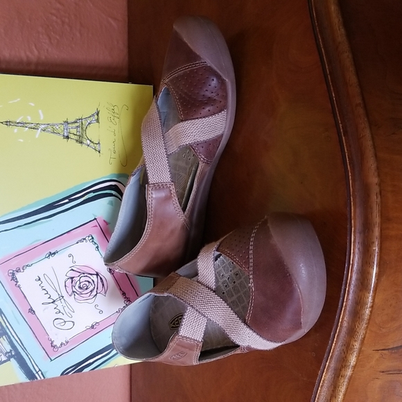 Keen Shoes - Keen Maryjane Crisscross Leather Shoes